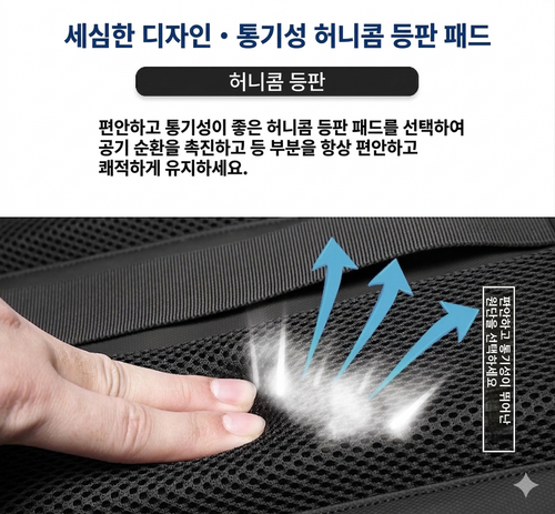 대용량 진공 압축 여행용 백팩